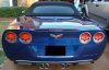 C6 Corvette 5th Brake Light Trim Flames